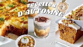 RECETTES D’AUTOMNE  Réconfortantes Vegan [upl. by Haidabej671]