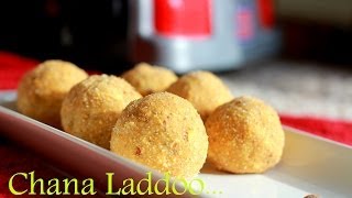 5 minute Chana Ladoo  Hindi with eng subtitles  inHouseRecipescom [upl. by Hameean]