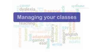 Spellzone Managing your classes [upl. by Eylhsa]