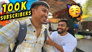 100K Subscribers Ki Party 🥳❤️  Vibhu Varshney [upl. by Arev]