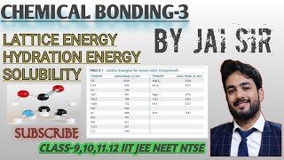 CHEMICAL BONDING3 INORGANIC CHEMISTRY CLASS11 IITJEENEETBOARDNTSE BY JAI SIR [upl. by Monia]