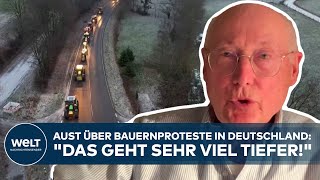 STEFAN AUST ÜBER BAUERNPROTESTE quotDas geht sehr viel tieferquot  WELT Meinung [upl. by Kaz]