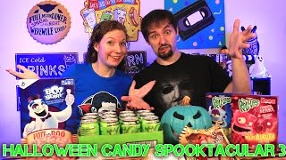 Ecto Cooler Boo Berry Pancake Kit Kats and More Halloween Candy Spooktacular 3 [upl. by Vale992]