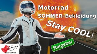 Motorradbekleidung Sommer im Test  leicht cool und trotzdem sicher [upl. by Furiya]