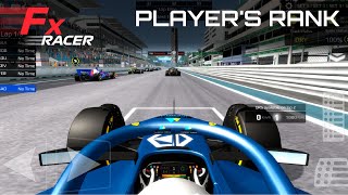 Players Rank and Achievements in Fx Racer [upl. by Kinzer]