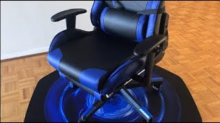 WeGuard Massage Gaming Chair Racing Office Computer Game Chair Review Love the foot rest [upl. by Eads511]