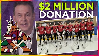 Former Coyotes owner gives 2M to Arizona Youth Hockey [upl. by Nerissa]