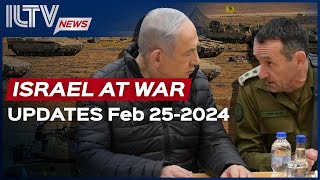 Israel Daily News– War Day 142 February 25 2024 [upl. by Slaohcin64]