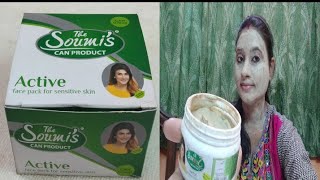 Tha soumis can product honest review and demo  sensitive skin care with soumis can product [upl. by Siobhan]