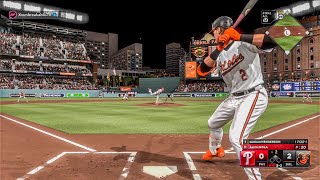 MLB The Show 24 Online Rated Orioles vs Phillies PS5 Gameplay [upl. by Eno]