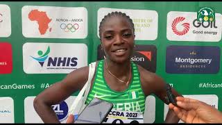 World Record holder in the womens 100m Hurdles Tobi Amusan [upl. by Barmen390]