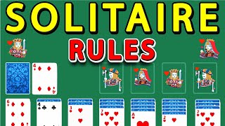 How to Play Solitaire  Rules of Solitaire  Solitaire FREE Online Card Game [upl. by Jacinthe]