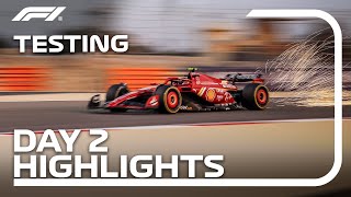 Day 2 Highlights  F1 PreSeason Testing 2024 [upl. by Chaille]