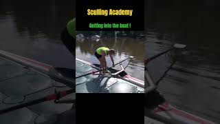 Getting in  Sculling Academy taster rowing [upl. by Notterb]