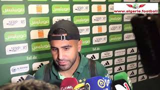 Algérie  Libéria  Les déclarations de Riyad Mahrez [upl. by Carly]