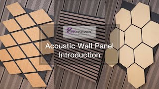 COOWIN Acoustic Wall Panel Introduction 2 [upl. by Searby]