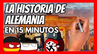 ✅ La historia de ALEMANIA en 15 minutos  Resumen rápido y fácil [upl. by Ecinna]