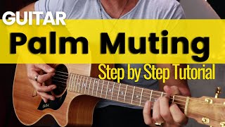 Guitar Palm Muting amp Strumming  Beginner Acoustic Guitar Technique [upl. by Desmund]