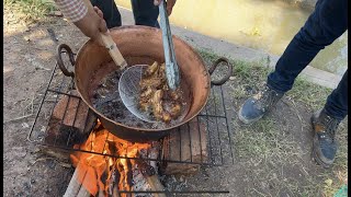 Las famosas carnitas de Pollo RUTA LA NUEVE [upl. by Einhpets]