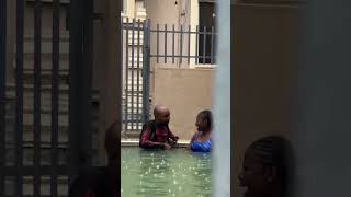 Knacking in the swimming pool prank [upl. by Darrej]