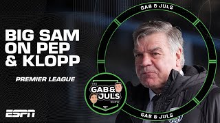 ‘AMAZING’ 😂 Sam Allardyce’s comments about Pep Guardiola amp Jurgen Klopp cause a stir  ESPN FC [upl. by Aneerbas]