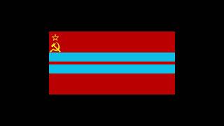 1978  1991 With Closed Captions Anthem of the Turkmen SSR  Türkmenistanyň SSR Döwlet gimni [upl. by Aidas]