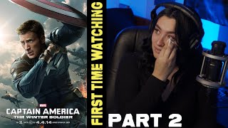 CAPTAIN AMERICA THE WINTER SOLDIER  FIRST TIME WATCHING  MCU  MOVIE REACTION PART 2 [upl. by Adnilak]