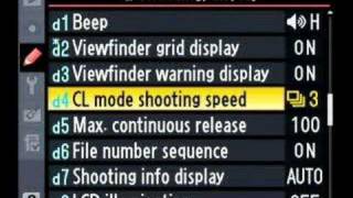 Nikon D300 Advanced menu walk through 2 of 6 tips tricks [upl. by Otrebile359]