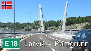 Norway E18 Larvik  Porsgrunn [upl. by Pancho689]