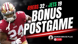 LIVE Reaction 49ers vs Jets  Post Game Show  Game Discussion [upl. by Aketahs]