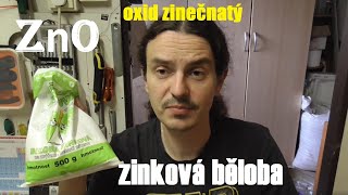 ZnO  oxid zinečnatý  zinková běloba  vlastnosti reakce využití [upl. by Farica752]