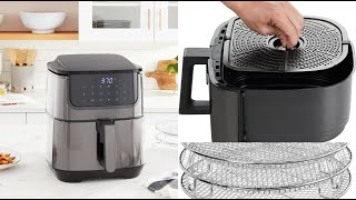 GoWISE USA 7Quart Air Fryer amp Dehydrator with Ergonomic Touchscreen Display Air Fryer Toaster Oven [upl. by Jo-Anne]