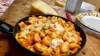 How to make Gnocchi with Tomato Sauce  Pasta Grannies [upl. by Ydnolem]