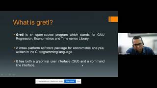 Simple Linear Regression Using GRETL [upl. by Auguste715]