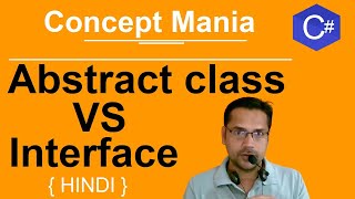 Interface vs Abstract class in c  Concept Mania  Most asked Interview Questions  Hindi [upl. by Gilbert]