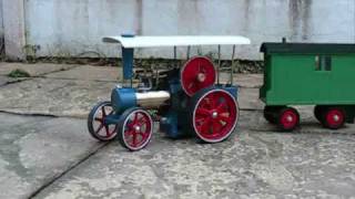 Wilesco D405 Traction Engine [upl. by Arihay]