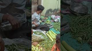 Bargaining skill at vegetable shops villagelife bargainingskills hardworkingvillagelife [upl. by Halimaj]