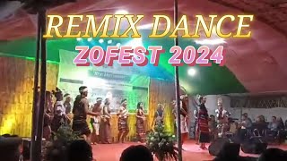 Remix Dance  MZP Cultural Troop  Zofest 2024 [upl. by Llenod]