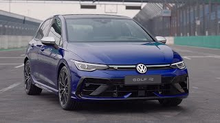 New VW Golf 8 R facelift 2024 revealed with 333HP [upl. by Rehteh]