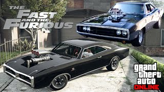 GTA 5  FampF 1 Movie Build  Doms 1970 Dodge Charger  Imponte Beater Dukes Customization [upl. by Stanwood]