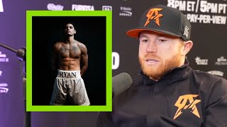 Canelo habla sobre Ryan Garcia dando positivo [upl. by Sophronia]