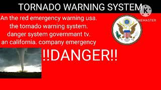 EAS Alarm USA Alt 03 Alert System Tornado [upl. by Keg237]