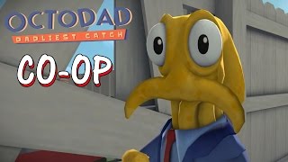 Octodad Dadliest Catch  COOP Mode Father and Son PS4 Gameplay [upl. by Idnahc107]