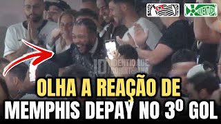 FOI A LOUCURA COMEMORAÇÃO DE MEMPHIS DEPAY NO TERCEIRO GOL DO TIMÃO  CORINTHIANS 3X1 JUVENTUDE [upl. by Essilevi196]