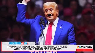 TRUMP IS HITLER Media Meltdown after Madison Square Garder Rally [upl. by Valentijn5]