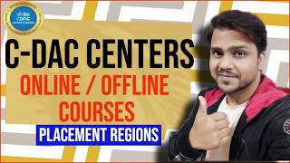 CDAC Centers and Online Offline Courses  CDAC Counselling  Placement Regions [upl. by Aral]