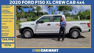 Triple J UCM Featured Vehicle  2020 Ford F150 XL Crew Cab 4x4 [upl. by Eniamert]