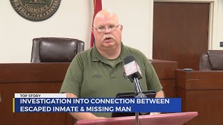 Sheriff Fraley speaks on missing man escaped inmate [upl. by Meijer]