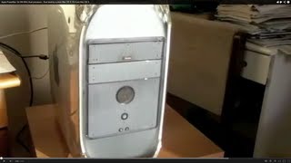 Apple PowerMac G4 450 MHz Dual processor  Dual booting system Mac OS X 104 and Mac OS 9 [upl. by Lissie103]