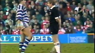 Halifax v Wigan  1990 Regal Trophy Final [upl. by Enirahtak]